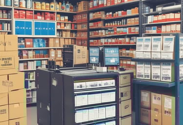 A sleek digital interface showcasing vibrant purple and blue gradients with smooth animations.