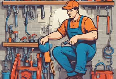 A group of diverse professionals collaborating in a modern office with navy and electric blue accents