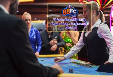 Chiến Thuật Chơi Baccarat 88FC – Bí Quyết Chiến Thắng Từ Cao Thủ