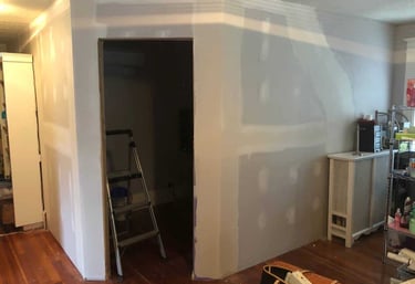 longmeadow attic drywall taping job