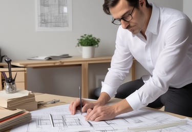 Beautifully designed backyard with lush greenery and stone pathways.