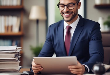 A sleek car cruising smoothly on a city street under clear skies.