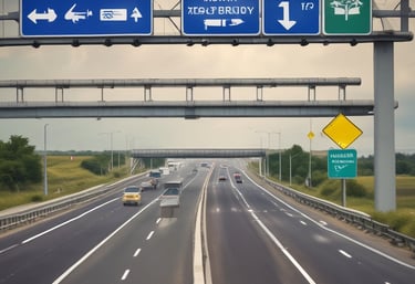 A clean, dark blue hackney carriage parked outside a cozy Epping Forest neighborhood at sunset.