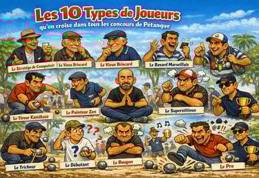 Les types de joueurs de pétanque