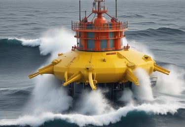 Close-up of a solar panel glistening under the bright sun with ocean waves in the background.