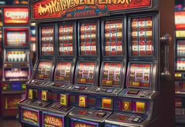 A mobile phone screen showing a smooth, fast slot game interface with bright colors.