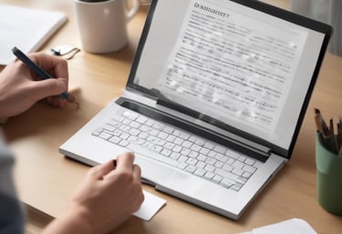 a man riding a skateboard down a street next to tall buildings