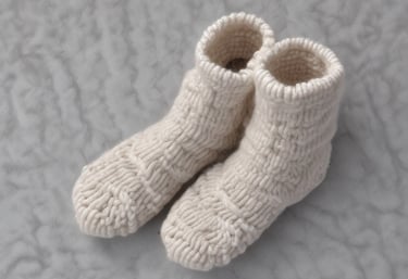 Close-up shot of colorful 3D printed figurines and delicate handmade puppets arranged on a wooden table.