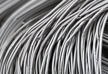 Close-up of PVC-coated wire mesh showing texture and color detail.