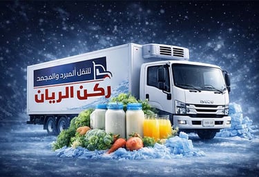خدمات النقل المبرد  نقل المواد التي تحتاج إلى درجات حرارة من 0° إلى 8° مئوية مثل المنتجات الغذائية ا