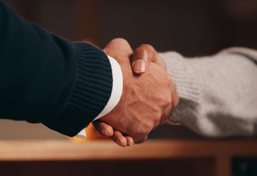 Poignée de main professionnelle représentant une collaboration