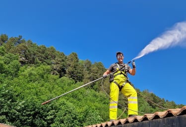 Sikring ved vasking av tak