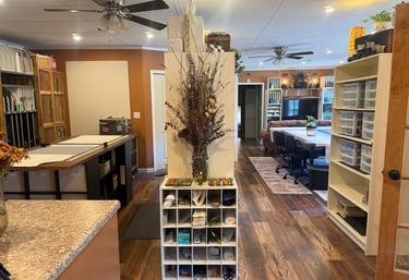 Red Swan Glass Art Center teaching studio