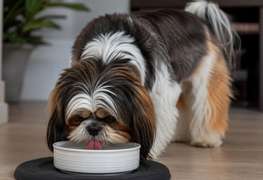 shih tzu bebebiendo