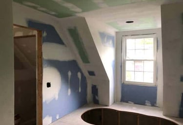 drywall in bathroom