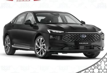 A modern sedan car ready for passenger pickup at Jeddah airport. سيارة سيدان حديثة في مطار جدة 