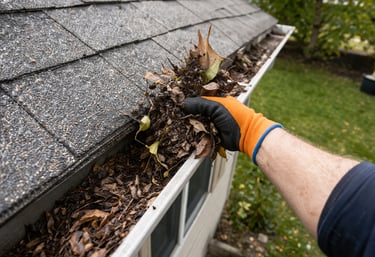 Gutter Cleaning with Leaf Removal Spring Hill, FL