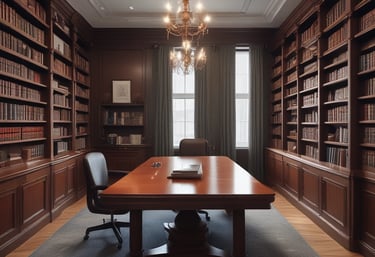 A modern office building in Islamabad with the Juristiq Chambers logo displayed prominently.