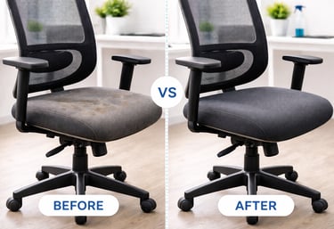 Chairs cleaning, vacuuming