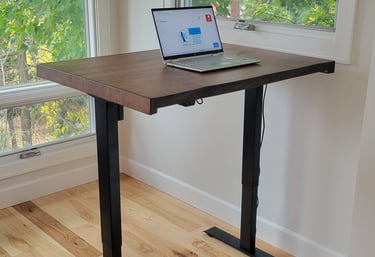 Custom Adjustable height desk