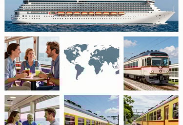 Different  image of International Cruise and Rail to promote Globally