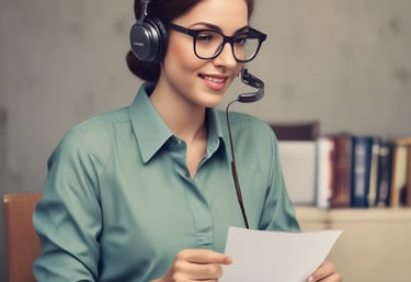 Close-up of a courier carefully handling a sealed package with a secure label.