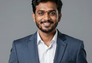 A smiling worker in a foreign country, symbolizing successful overseas employment.