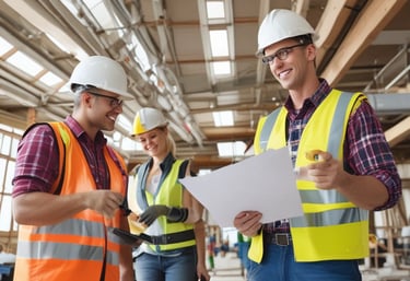 Electrician working on wiring inside a New York City building under construction.