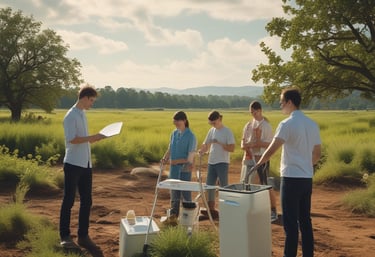 A hands-on engineer inspecting state-of-the-art polymer processing equipment in a bright, modern facility.