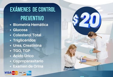 Exámenes de laboratorio 