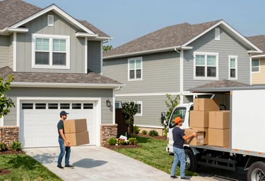 Minimalist icon showing a hand tapping a category on a digital screen.
