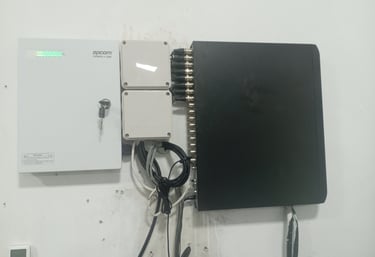 dvr y fuente de alimentación para cámaras de vigilancia 