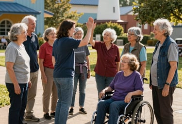 two man laughing at each other