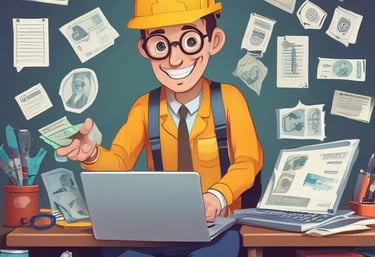 Team of engineers and environmental specialists collaborating in an office.