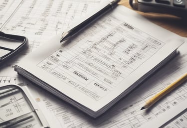 Nonprofit volunteers smiling while discussing tax paperwork outdoors.