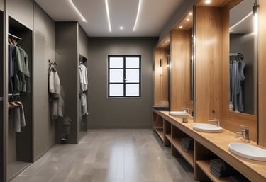 a man riding a skateboard down a street next to tall buildings