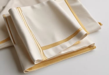 A close-up of a rich, traditional Kanchipuram silk saree with intricate silver jarigai work.