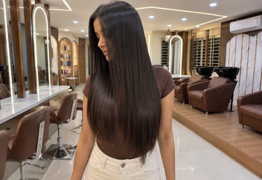 Hair Botox and Nanoplastia treatment at Schön Seraf Unisex Salon in Hosa Road, Bangalore