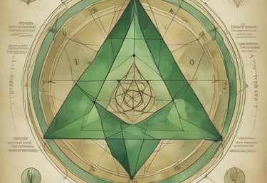 A serene horse grazing in a lush green meadow under soft sunlight.