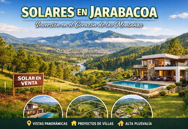 Vistas panorámicas de solares en Jarabacoa