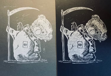 Impression linogravure