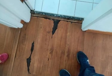 TROCA DE RÉGUAS DANIFICADAS