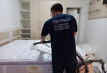 limpeza higienização a seco