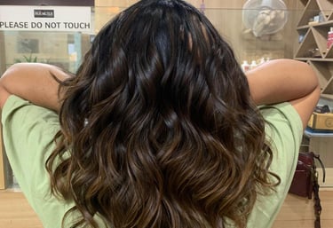 Hair coloring and highlights Chamrajpet salon