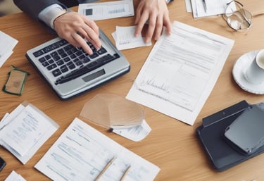 An image showing a professional team discussing financial strategies.