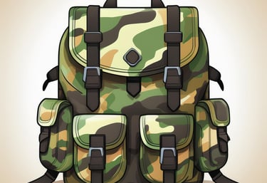 camo backpack