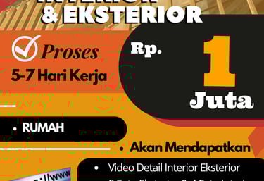 Desainin Pro Jasa Desan Interior Eksterior di Kota Kabupaten 1 Juta
