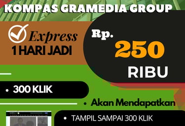 Iklanin Pro by Bob Jasa Pasang Iklan Banner Web Kompas Media Murah Cepat di Kota Kabupaten 250 Ribu