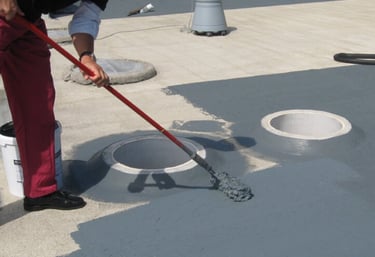 Poliurea en frio y pintura pu