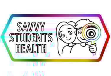 Savvy Students Health landscape logo